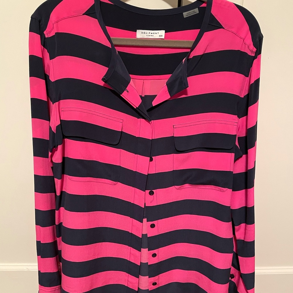 Round neck Equipment Blouse size M